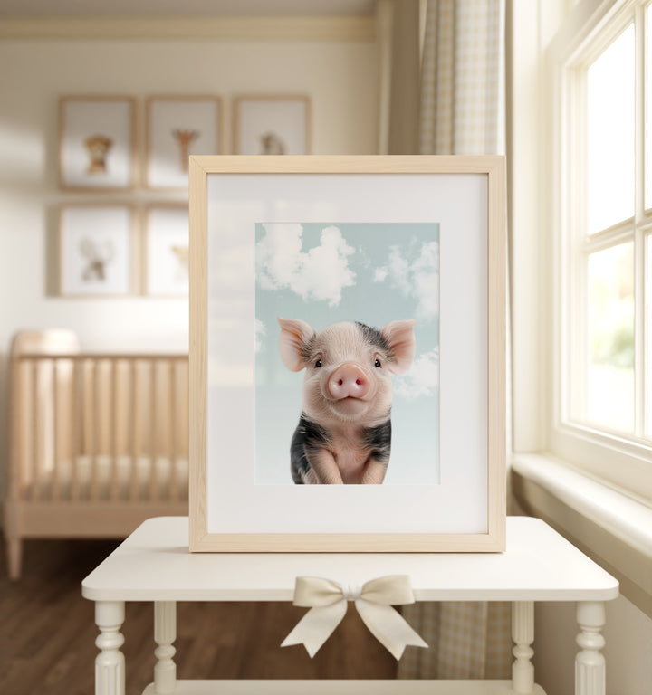 Baby Pig Framed Art