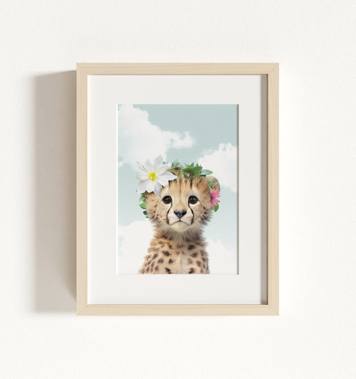 Baby Cheetah Framed Art