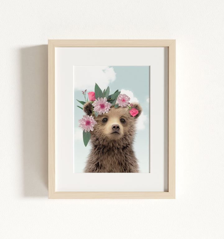 Baby Grizzly Bear Framed Art