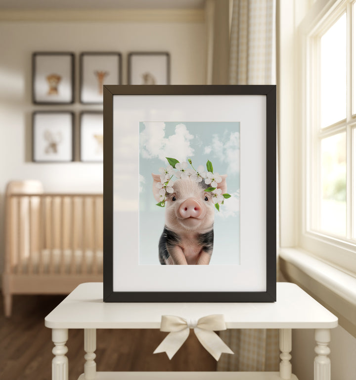 Baby Pig Framed Art