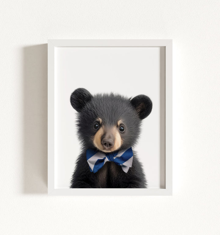 Baby Black Bear Framed Art