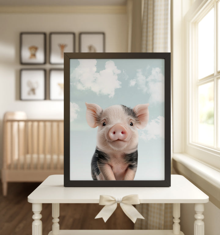 Baby Pig Framed Art