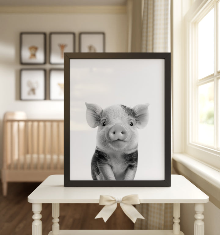 Baby Pig Framed Art