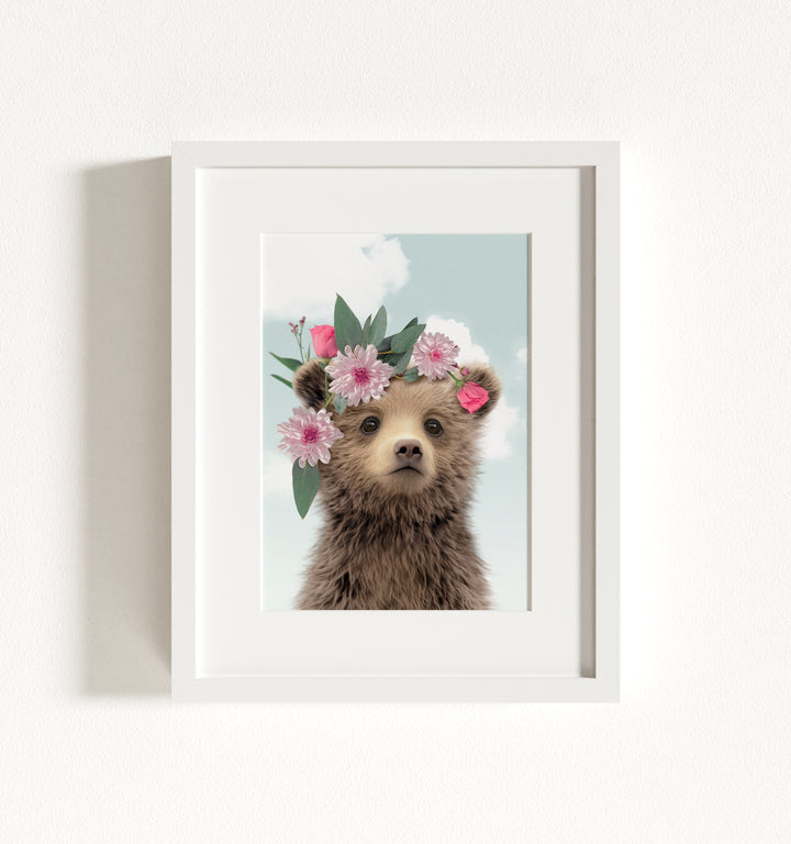 Baby Grizzly Bear Framed Art
