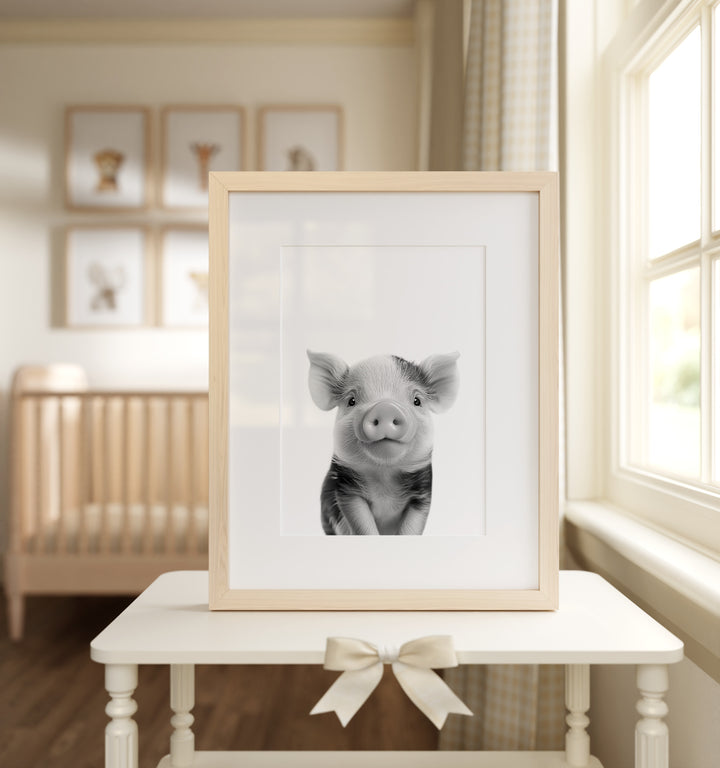 Baby Pig Framed Art