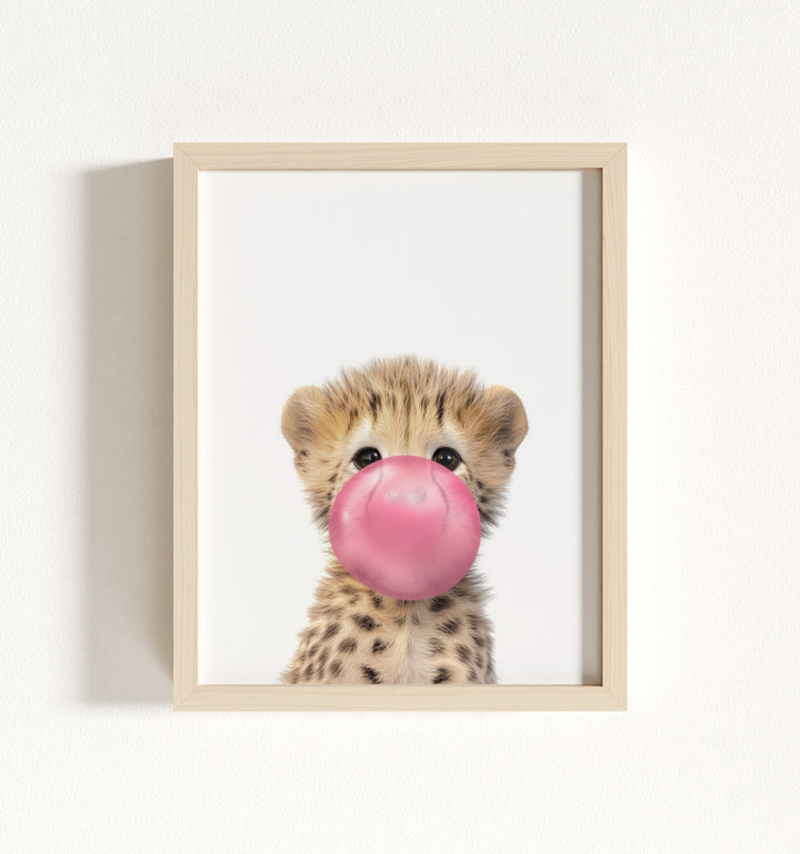 Baby Cheetah Framed Art