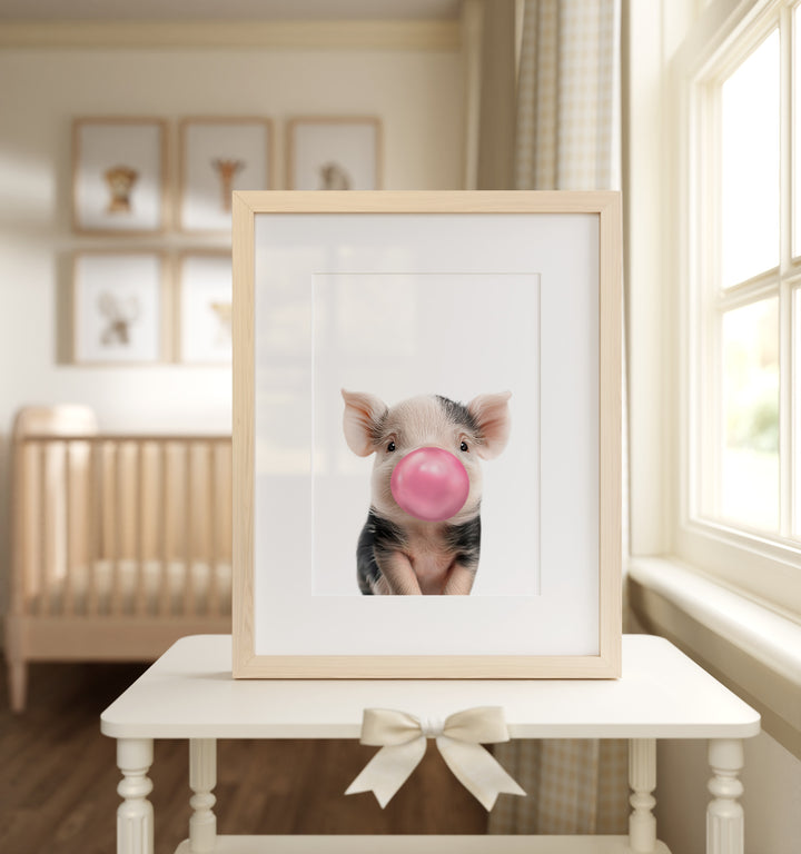 Baby Pig Framed Art