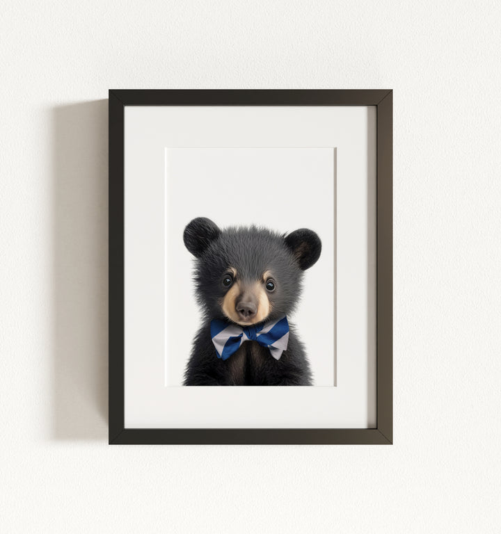 Baby Black Bear Framed Art