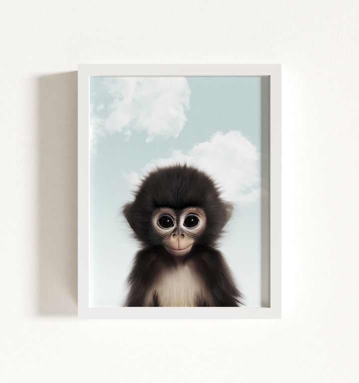 Baby Monkey Framed Art