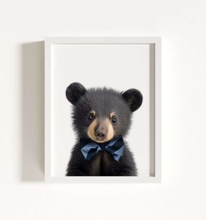 Baby Black Bear Framed Art