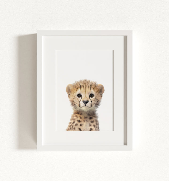 Baby Cheetah Framed Art