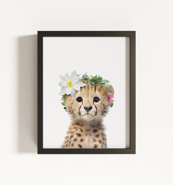 Baby Cheetah Framed Art