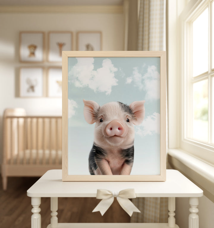 Baby Pig Framed Art