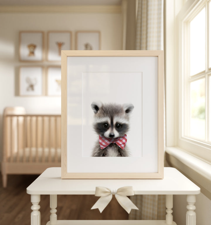 Baby Raccoon Framed Art
