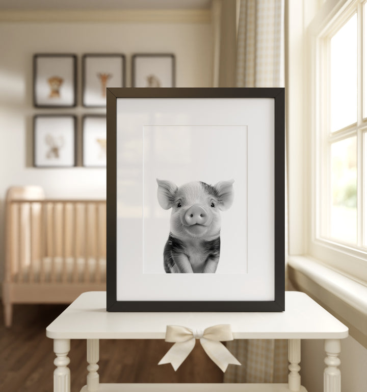 Baby Pig Framed Art