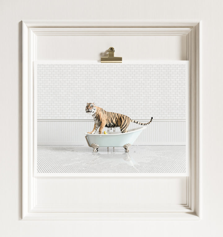 Animals in Bathtubs - Mix and Match Horizontal