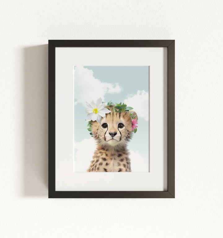 Baby Cheetah Framed Art