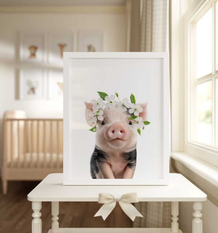 Baby Pig Framed Art
