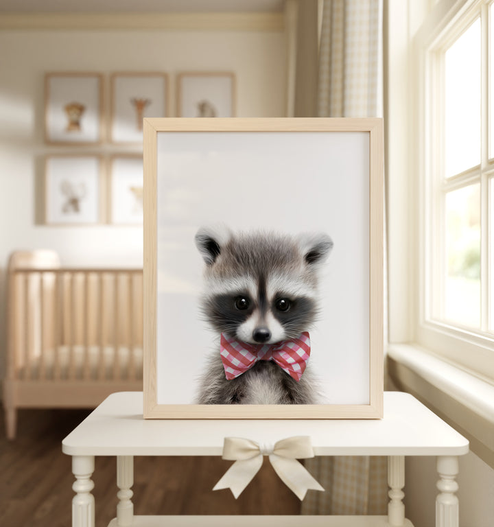 Baby Raccoon Framed Art