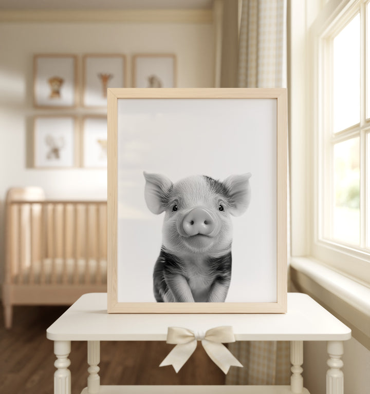Baby Pig Framed Art