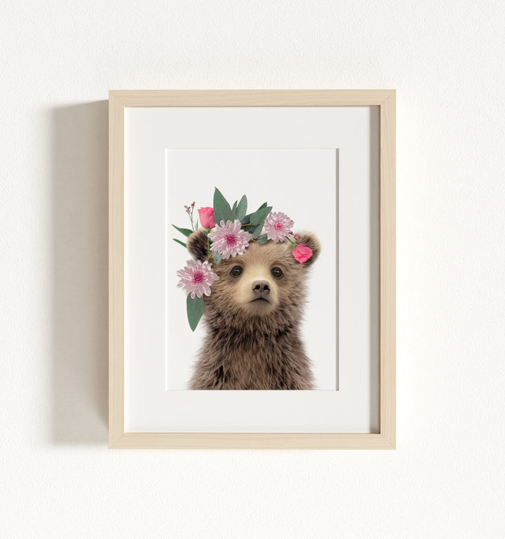 Baby Grizzly Bear Framed Art