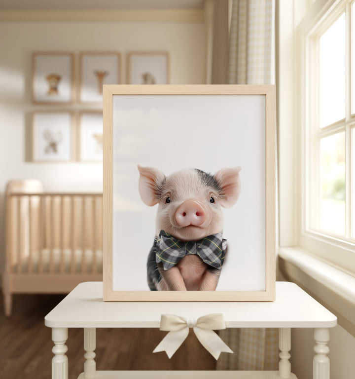 Baby Pig Framed Art