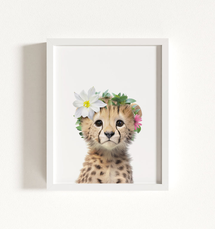 Baby Cheetah Framed Art