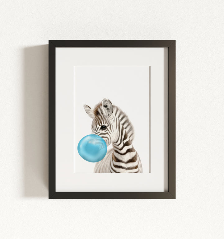Baby Zebra Framed Art