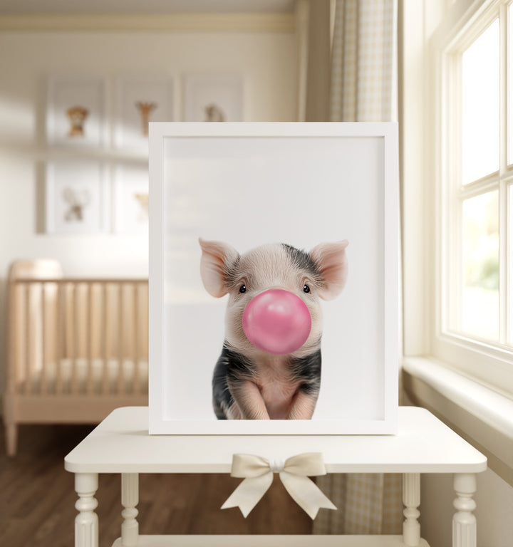 Baby Pig Framed Art