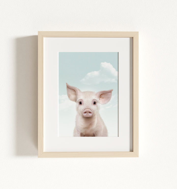 Baby Pig No. 2 Framed Art