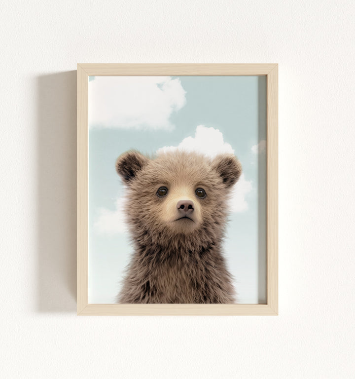 Baby Grizzly Bear Framed Art
