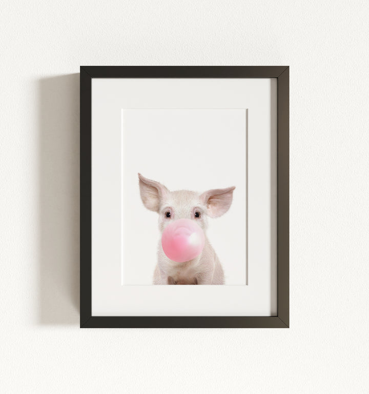Baby Pig No. 2 Framed Art