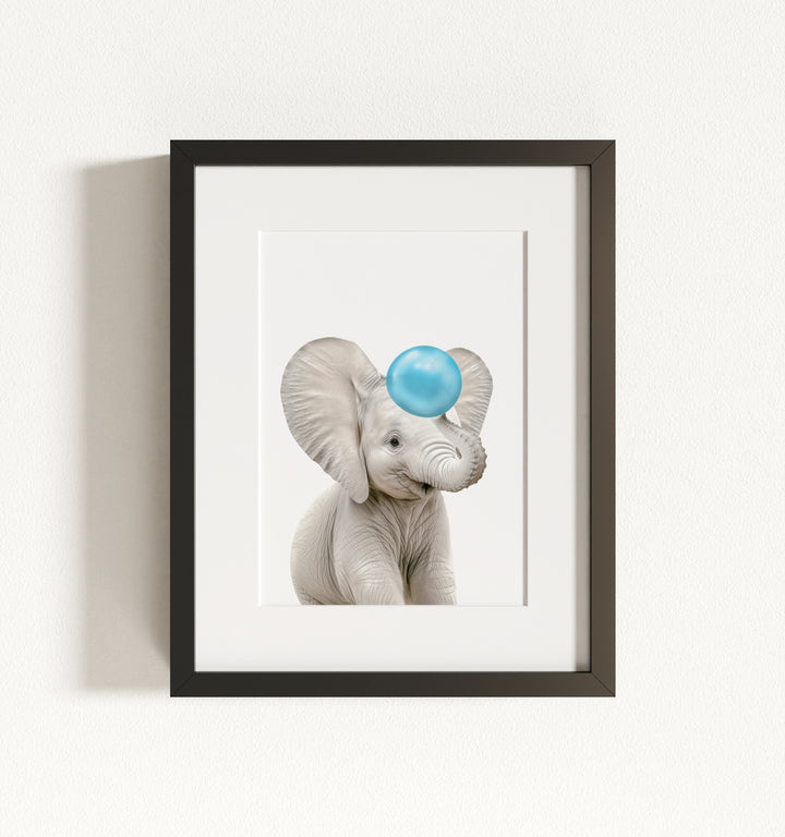 Baby Elephant Framed Art