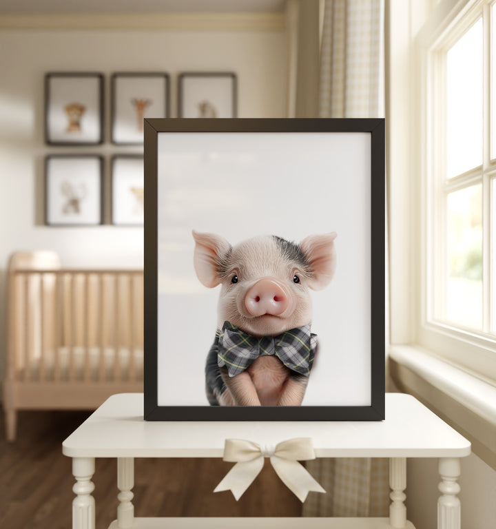 Baby Pig Framed Art