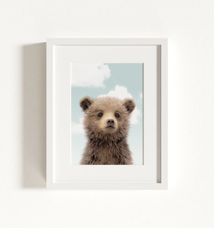 Baby Grizzly Bear Framed Art