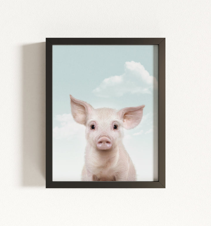 Baby Pig No. 2 Framed Art