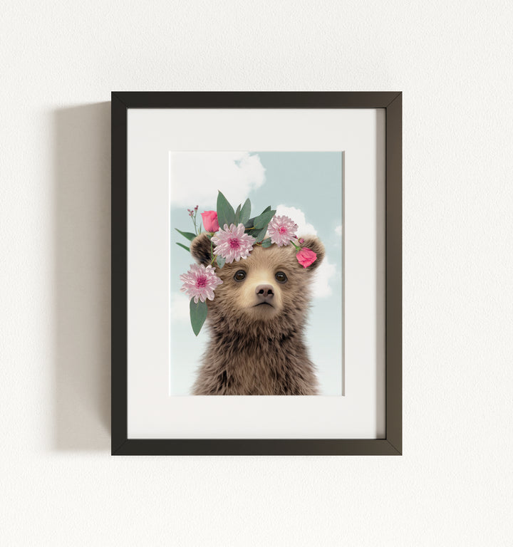 Baby Grizzly Bear Framed Art
