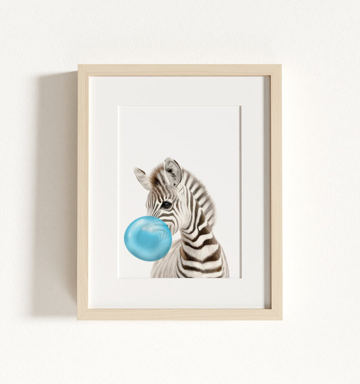 Baby Zebra Framed Art