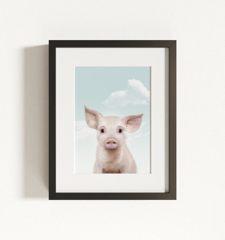Baby Pig No. 2 Framed Art