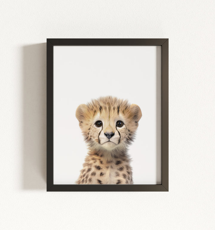 Baby Cheetah Framed Art