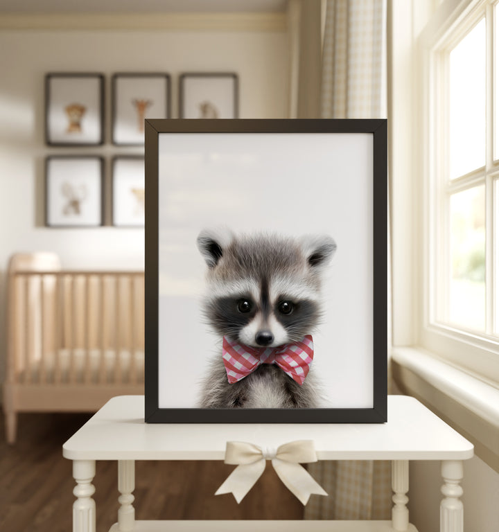 Baby Raccoon Framed Art