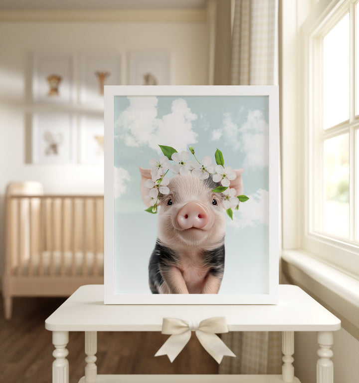 Baby Pig Framed Art