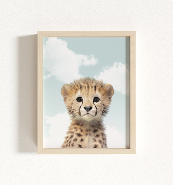 Baby Cheetah Framed Art