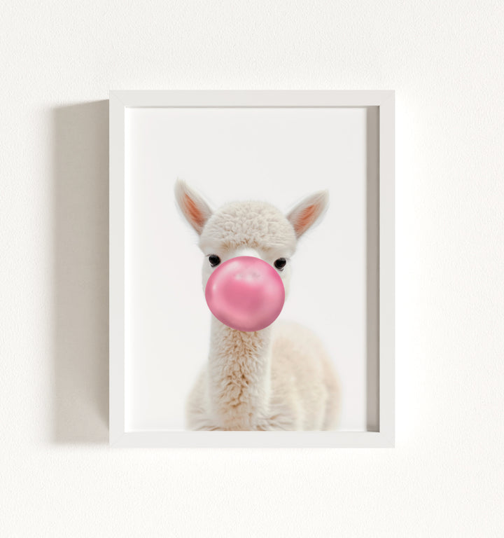 Baby Alpaca Framed Art
