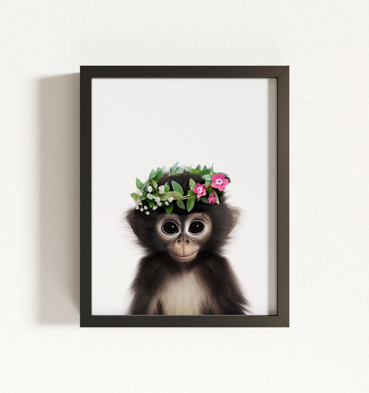 Baby Monkey Framed Art