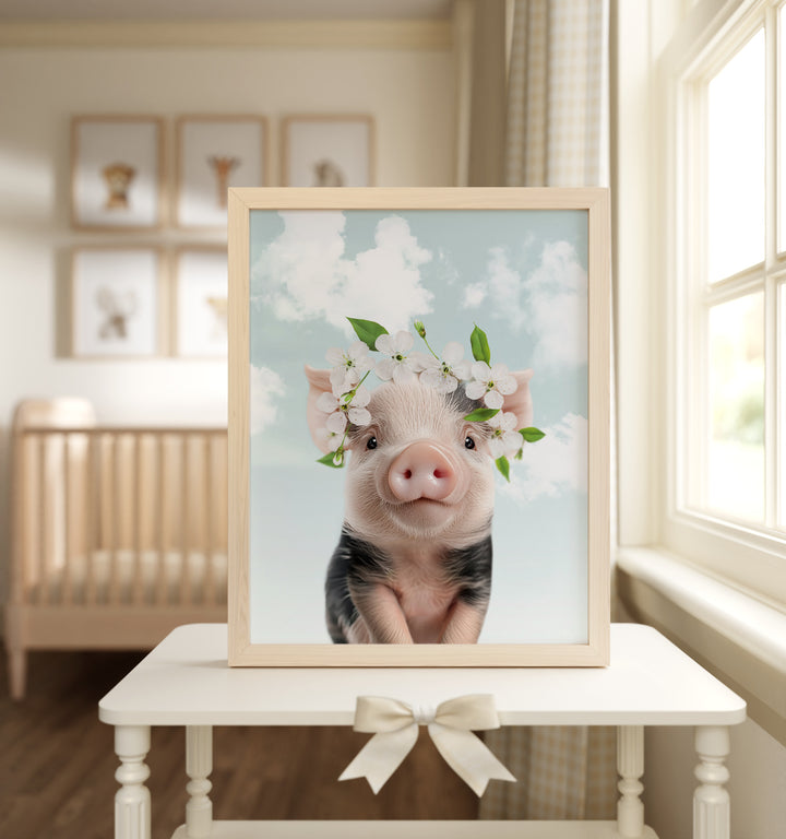 Baby Pig Framed Art