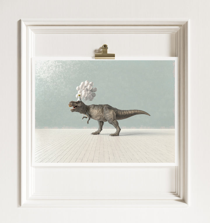 Tyrannosaurus Rex Party Animal Art Print