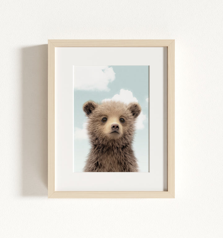 Baby Grizzly Bear Framed Art