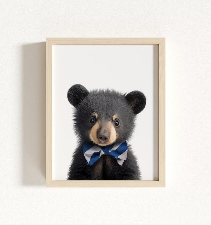 Baby Black Bear Framed Art