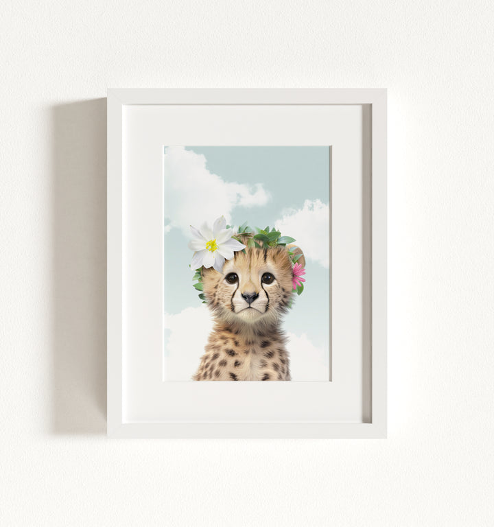 Baby Cheetah Framed Art